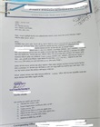 Cover Letter for Salubrity Certificate