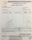 BFFEA Export Certificate