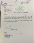 Cover Letter for Approval for Removal of Goods for Export